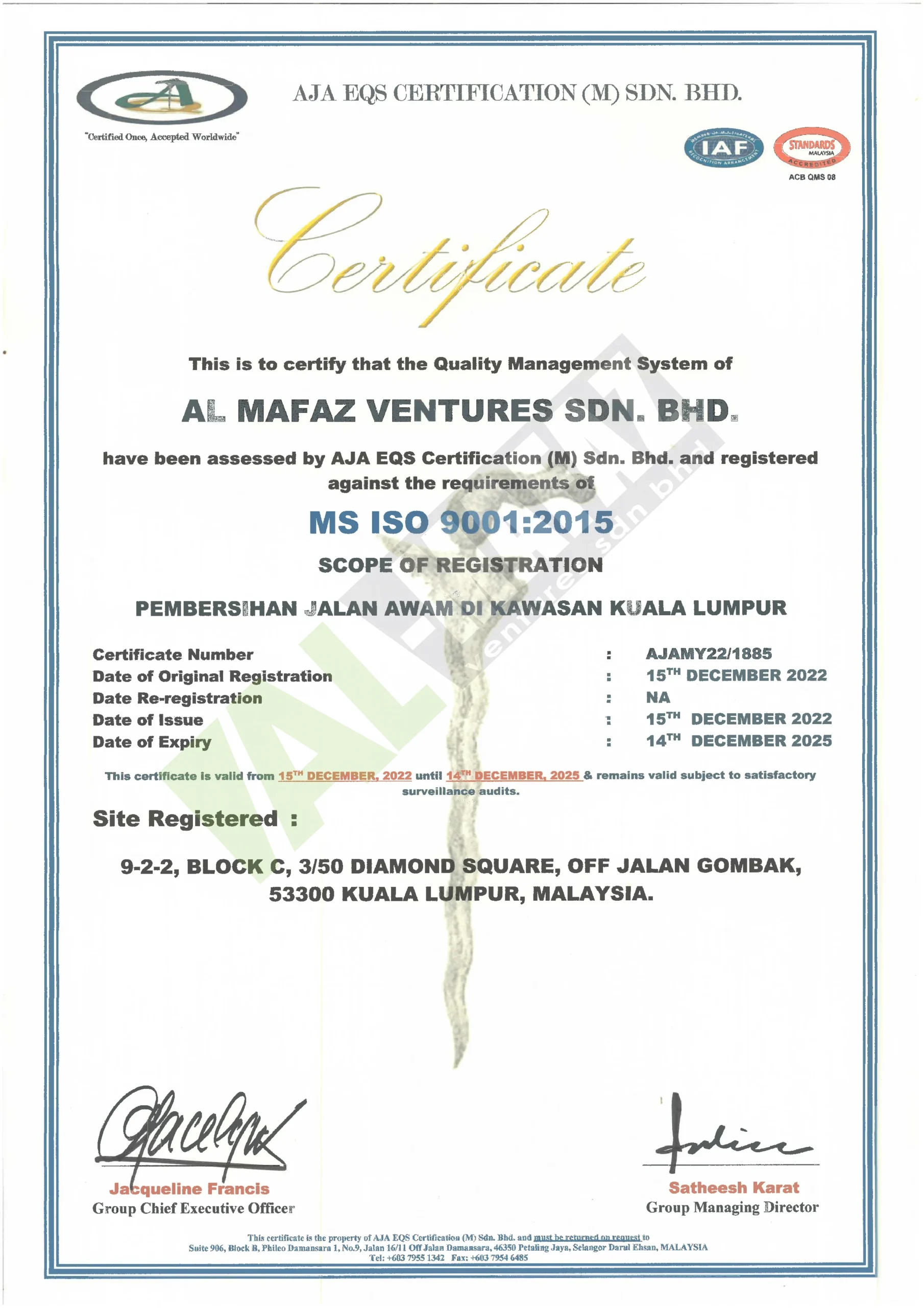 ISO CERTIFICATE - AL MAFAZ (2)