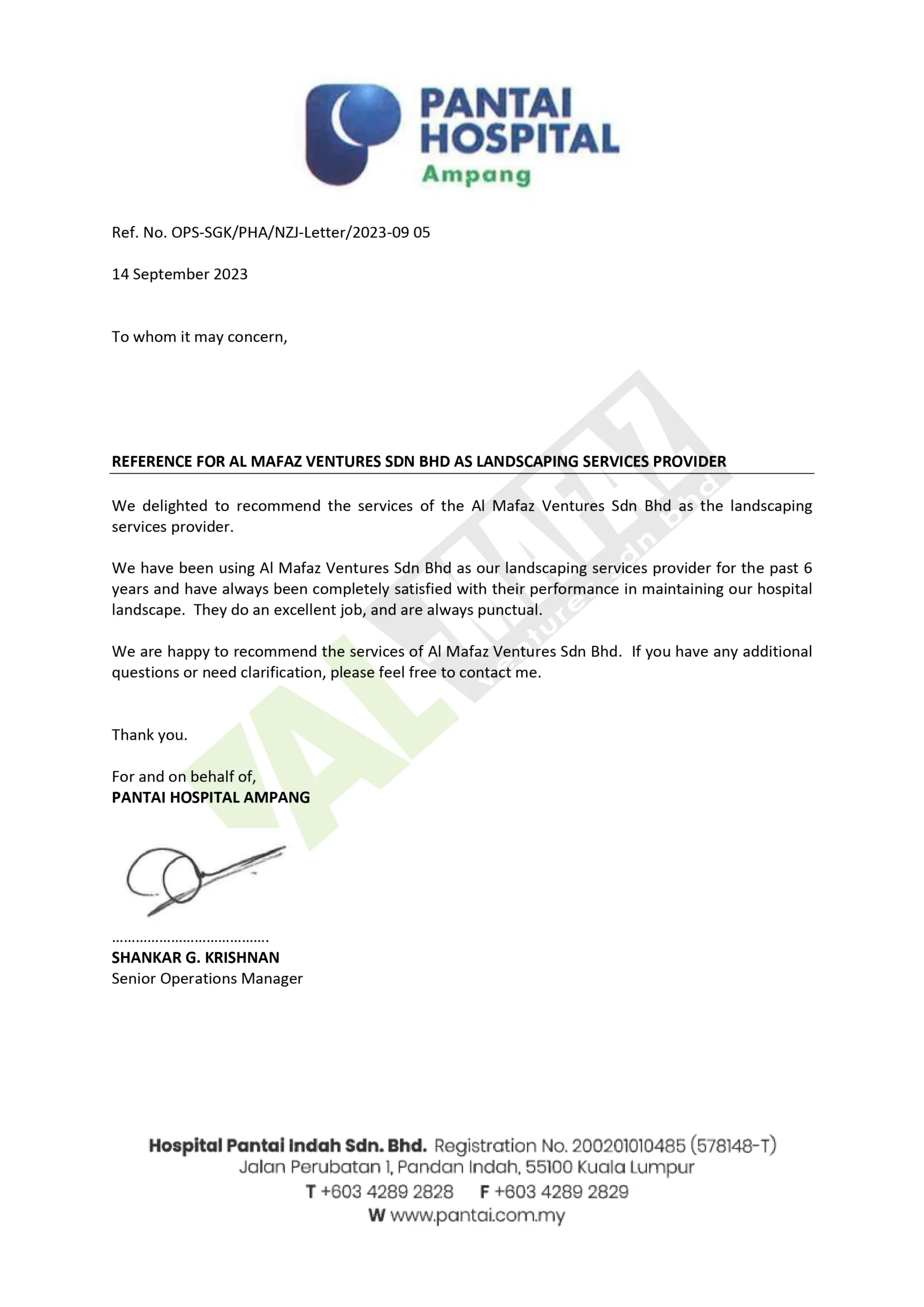 SURAT PENILAIAN PRESTASI_PANTAI HOSPITAL